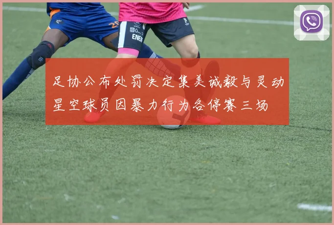 足协公布处罚决定集美诚毅与灵动星空球员因暴力行为各停赛三场